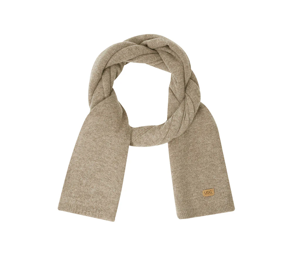 Wool Cashmere Blend Plain Scarf Arven - Image 18