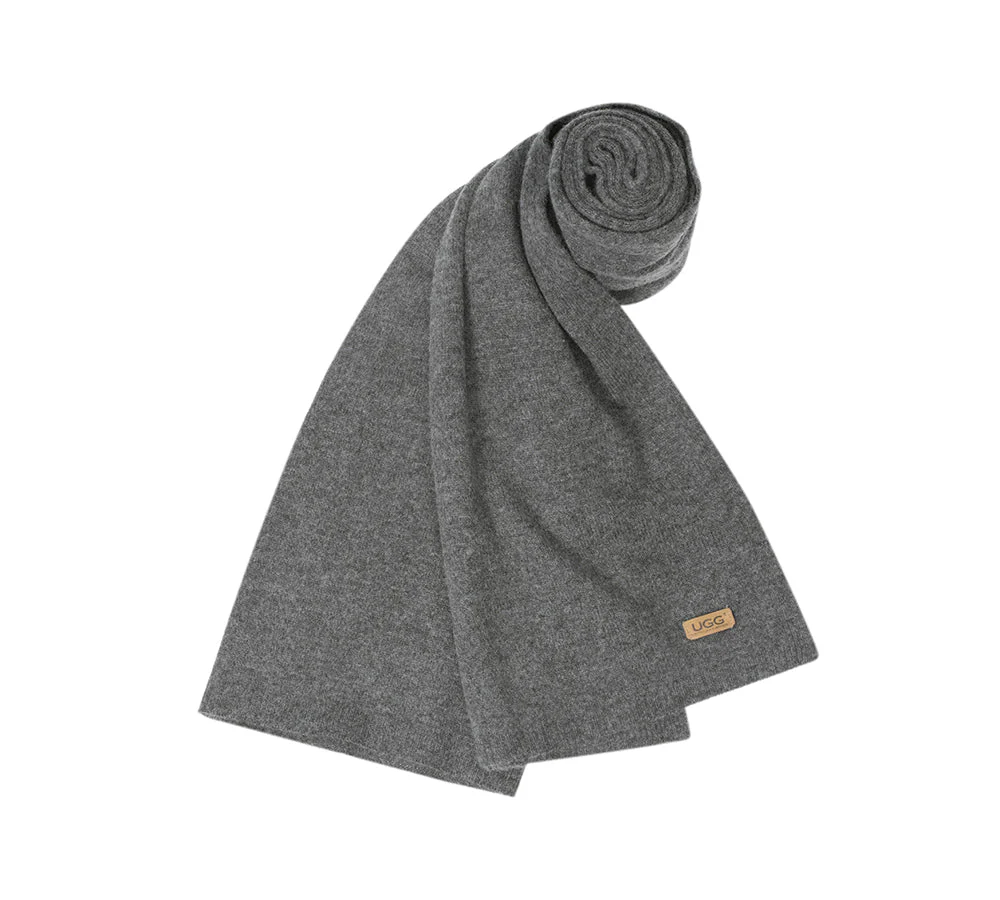 Wool Cashmere Blend Plain Scarf Arven - Image 27