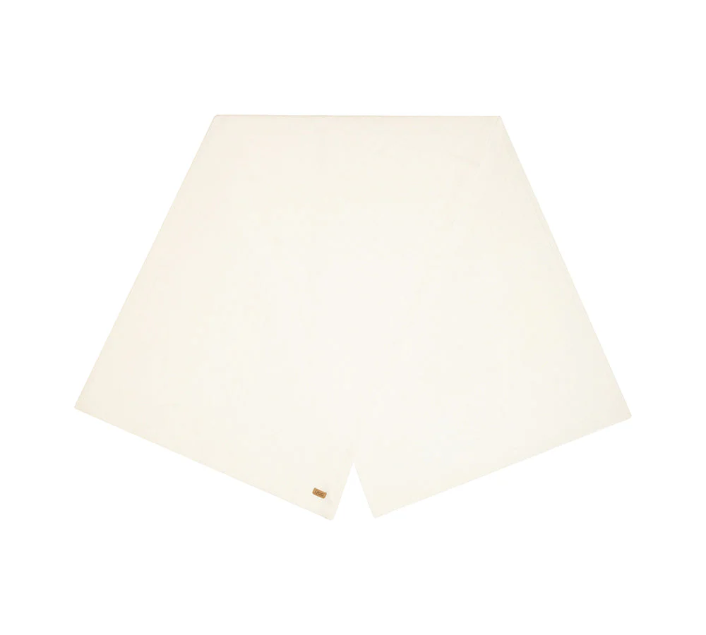 Wool Cashmere Blend Plain Scarf Arven - Image 3