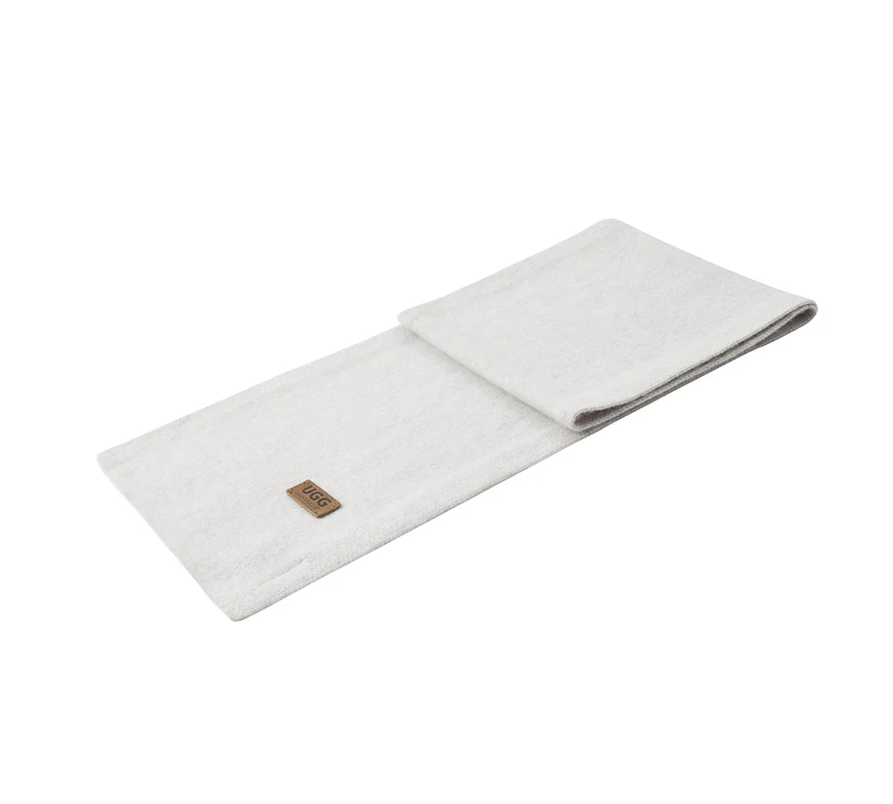 Wool Cashmere Blend Plain Scarf Auvin - Image 10