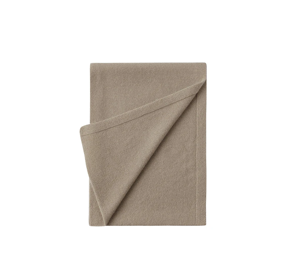 Wool Cashmere Blend Plain Scarf Auvin - Image 15