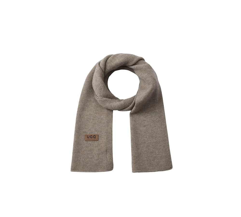 Wool Cashmere Blend Plain Scarf Auvin - Image 18
