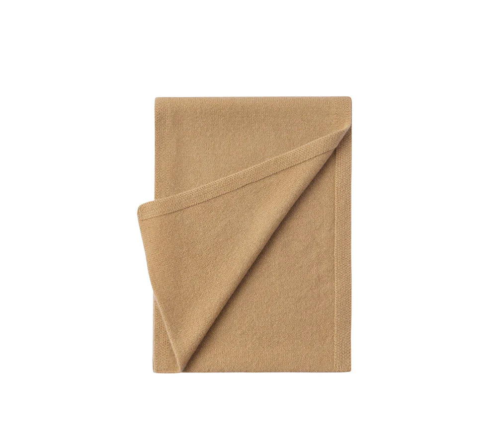 Wool Cashmere Blend Plain Scarf Auvin - Image 3