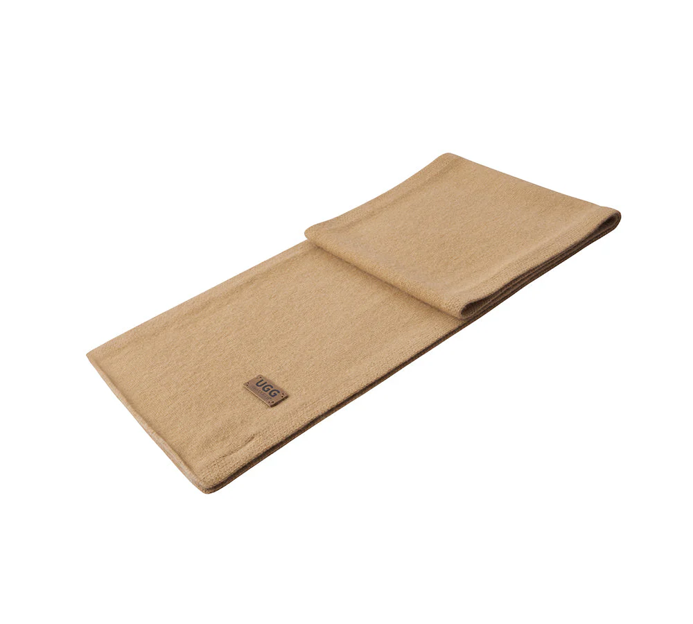 Wool Cashmere Blend Plain Scarf Auvin - Image 4