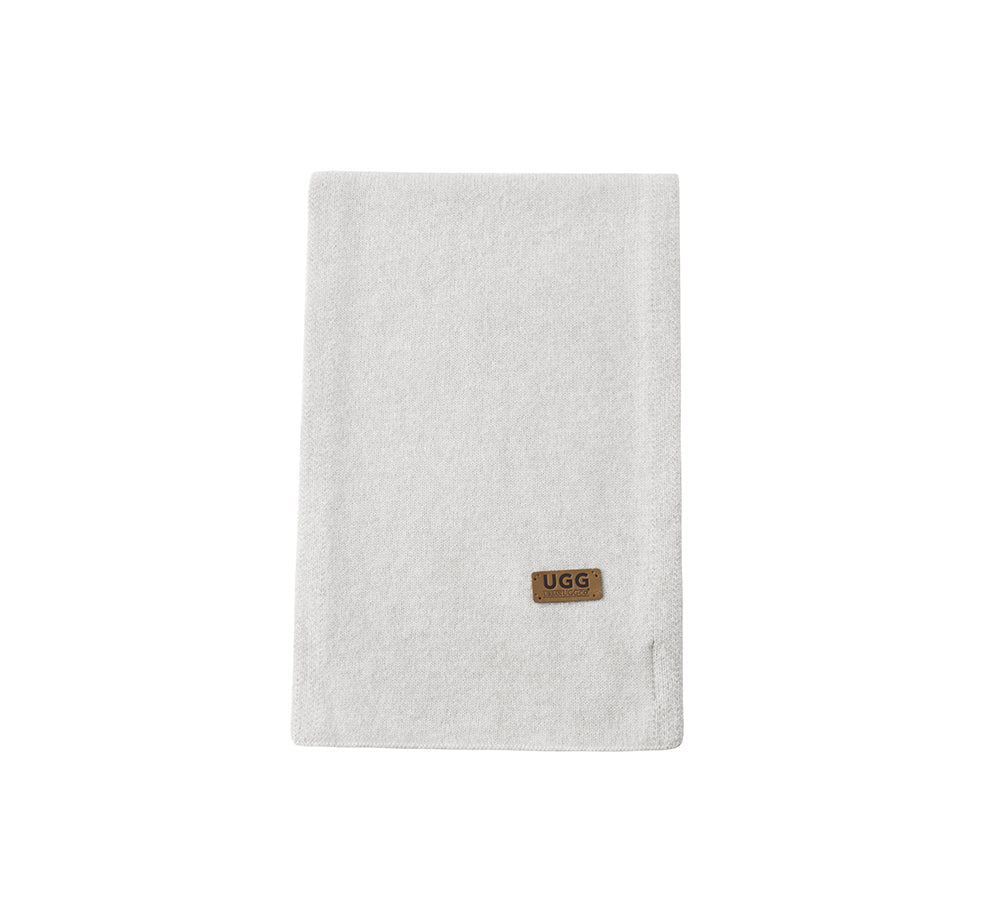 Wool Cashmere Blend Plain Scarf Auvin - Image 8