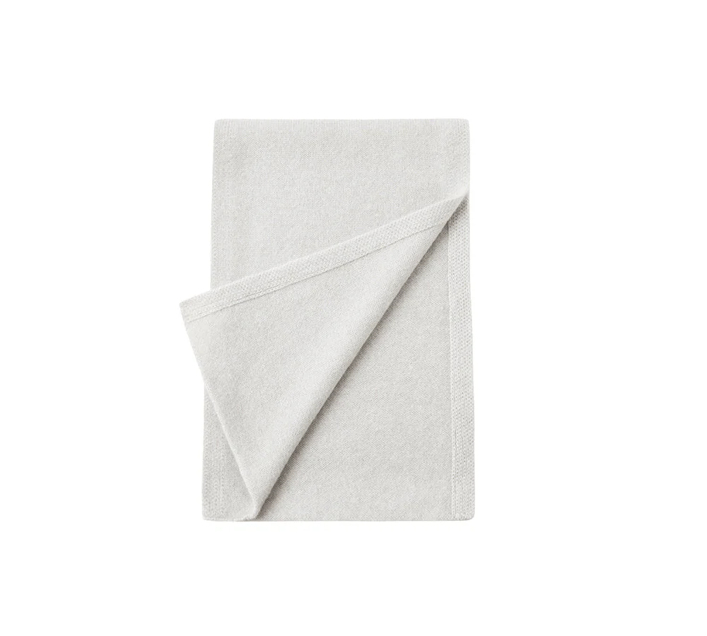 Wool Cashmere Blend Plain Scarf Auvin - Image 9