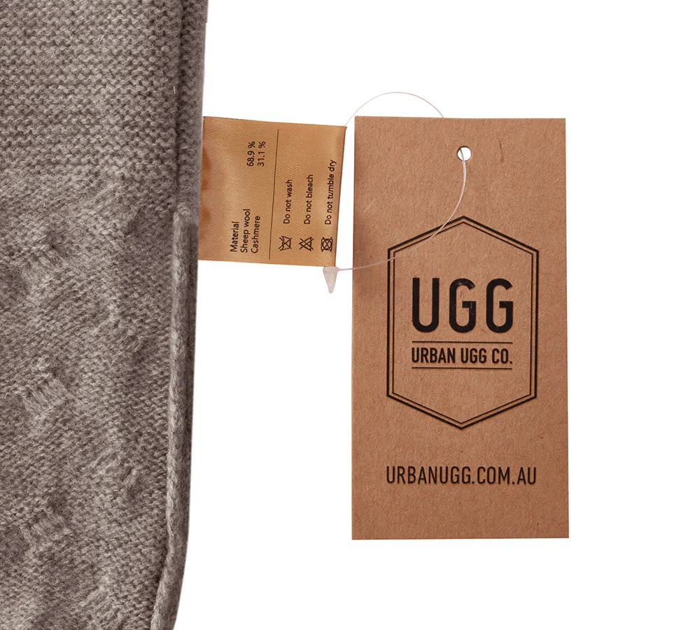 Wool Cashmere Blend Pom Pom Beanie Taffie - Image 17