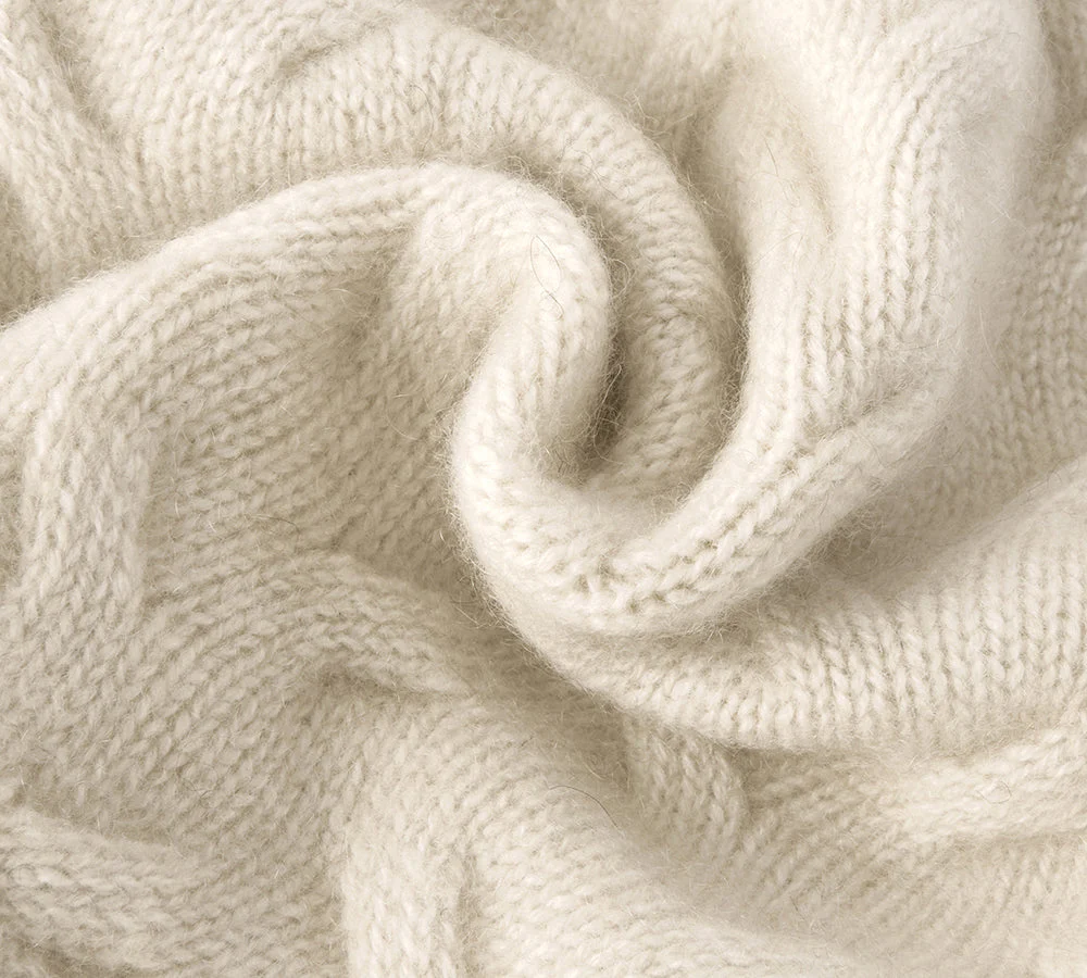 Wool Cashmere Blend Pom Pom Beanie Taffie - Image 8