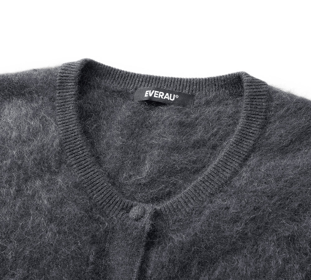 Yak Wool Cashmere Blend Knitwear Cardigan Morra - Image 10
