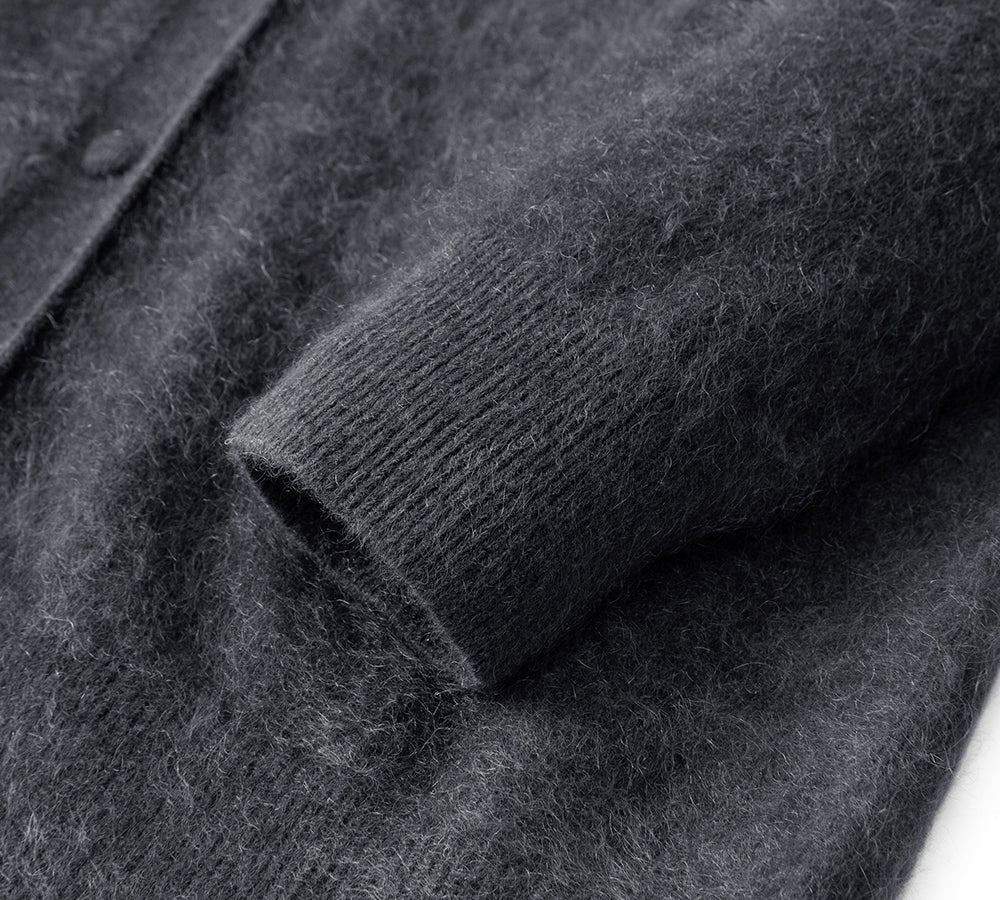 Yak Wool Cashmere Blend Knitwear Cardigan Morra - Image 12