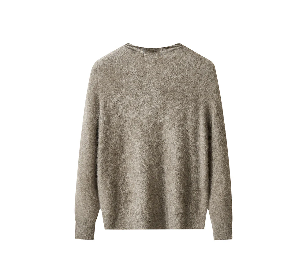 Yak Wool Cashmere Blend Knitwear Cardigan Morra - Image 3
