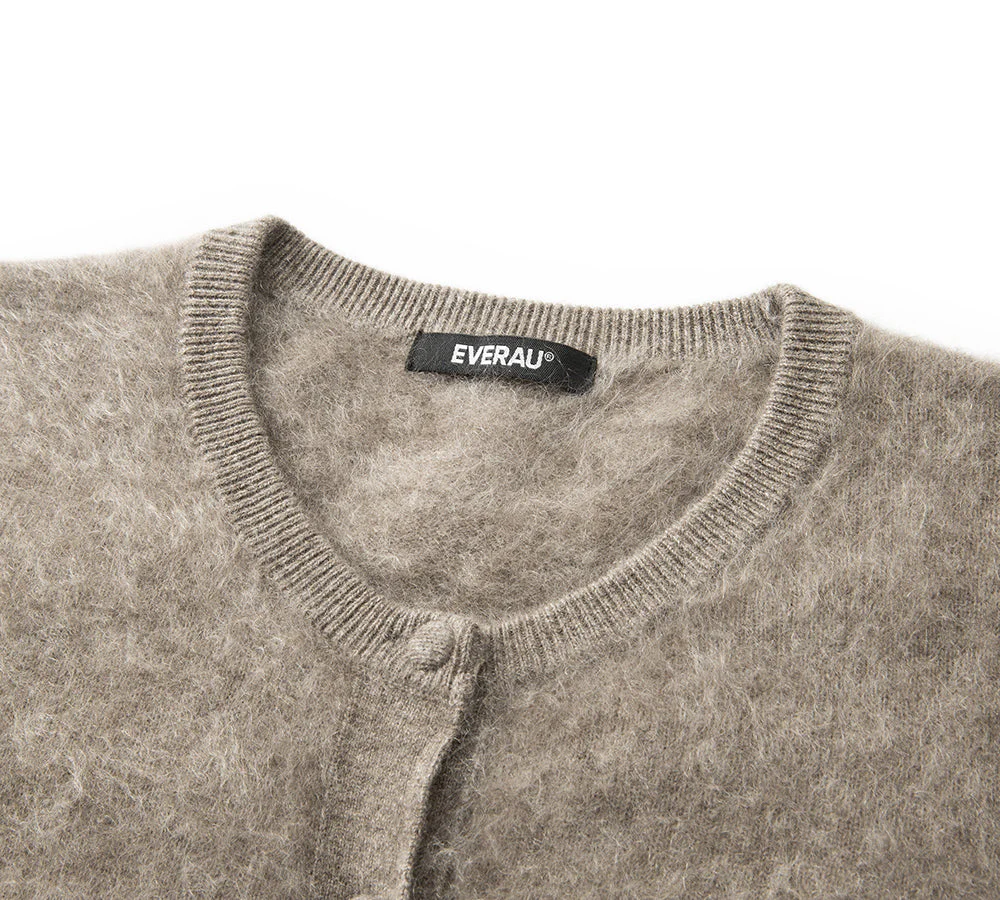 Yak Wool Cashmere Blend Knitwear Cardigan Morra - Image 4